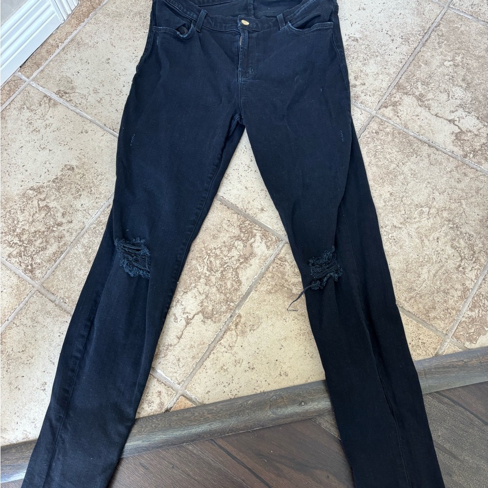 J Brand Black Skinny Jeans Classic Fit